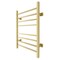Warmlyyours Sierra Towel Warmer, Polished Gold, Dual Connection, 8 Bars TW-SR08GS-HP - alternate 9